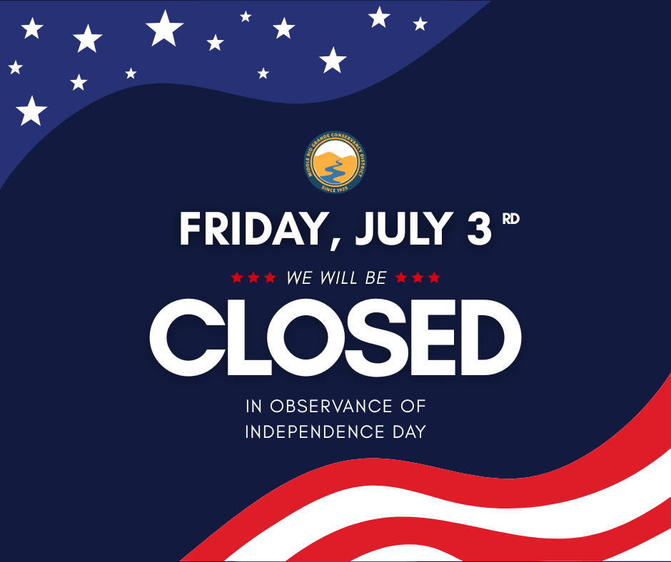 MRGCD Offices Closed July 3rd